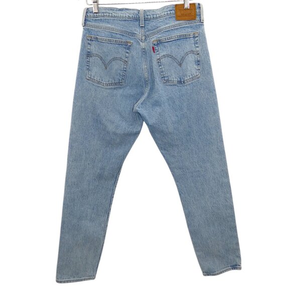 Levi’s Wedgie Icon Fit Jeans 30 High Rise Cheeky Light Wash Vintage Retro Y2K - Picture 6 of 8